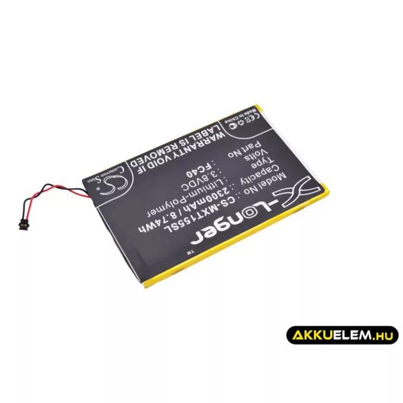 Utángyártott Motorola mobil Li-Polymer akkumulátor 3.8V 2300mAh FC40, SNN5965A - CameronSino