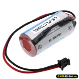 Utángyártott Mitsubishi PLC Li-MnO2 elem 3V 1800mAh Q6BAT, CR17335SE-MC - CameronSino