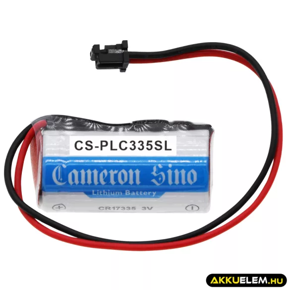 Utángyártott Mitsubishi PLC Li-MnO2 elem 3V 1800mAh Q6BAT, CR17335SE-MC - CameronSino