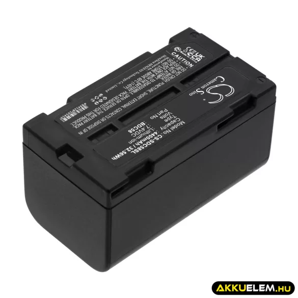 Utángyártott Sokkia egyéb Li-ion akkumulátor 7.4V 4400mAh BDC58, BDC-58 - CameronSino