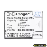 Utángyártott Samsung mobil Li-ion akkumulátor 3.8V 1900mAh EB-BG357BBE, BG357BBZ - CameronSino