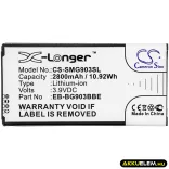 Utángyártott Samsung mobil Li-ion akkumulátor 3.9V 2800mAh EB-BG903BBE, EB-BG903BBA X-Hosszabb - CameronSino