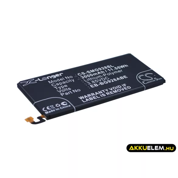 Utángyártott Samsung mobil Li-Polymer akkumulátor 3.85V 3000mAh EB-BG928ABE, GH43-04526A - CameronSino