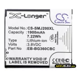 Utángyártott Samsung mobil Li-ion akkumulátor 3.8V 1900mAh EB-BG360CBC, EB-BG360CBE - CameronSino