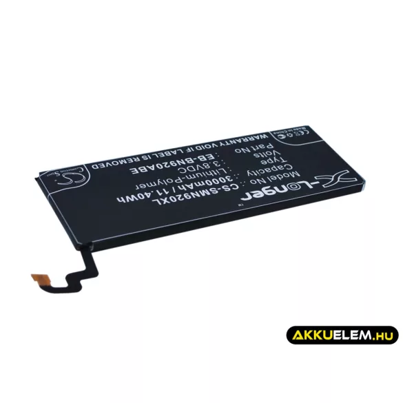 Utángyártott Samsung mobil Li-Polymer akkumulátor 3.8V 3000mAh EB-BN920ABE - CameronSino