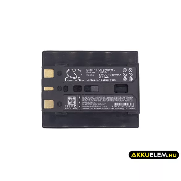 Utángyártott Spectra Precision egyéb Li-ion akkumulátor 3.7V 3300mAh LHJBT-L11 - CameronSino