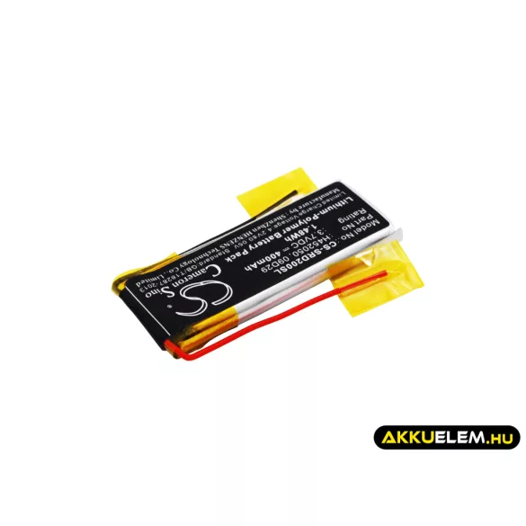 Utángyártott Scala Rider Vezeték nélküli fejhallgató Li-Polymer akkumulátor 3.7V 400mAh H452050, 09D29 - CameronSino