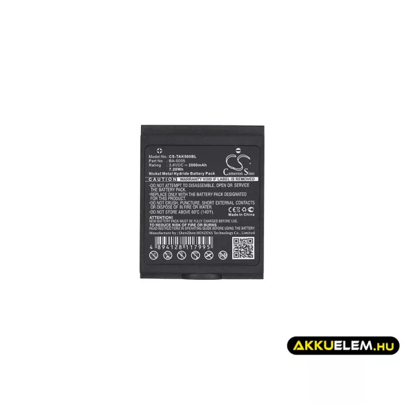 Utángyártott Teletec Daru távirányító Ni-MH akkumulátor 3.6V 2000mAh BA-0005, 80201902 - CameronSino