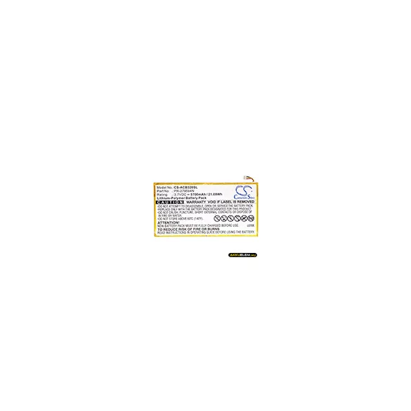 Utángyártott Acer Tablet Li-Polymer akkumulátor 3.7V 5700mAh PR-279594N, PR-279594N(1ICP3/95/94-2) - CameronSino