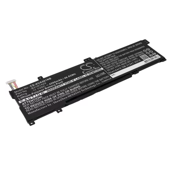 Utángyártott Asus laptop Li-Polymer akkumulátor 11.1V 4200mAh B31N1429, 0B200-01460000 - CameronSino