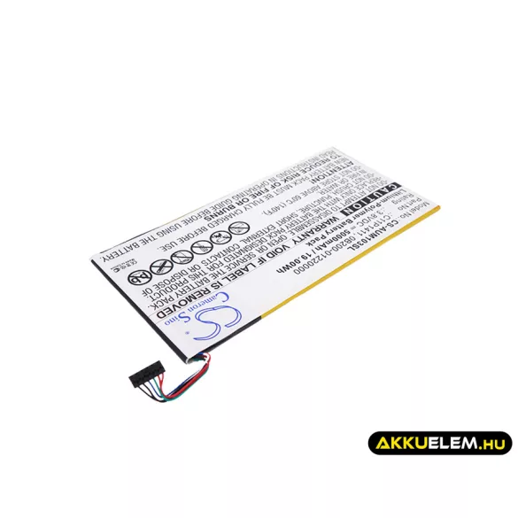 Utángyártott Asus Tablet Li-Polymer akkumulátor 3.8V 5000mAh C11P1411, 0B200-01220000 - CameronSino