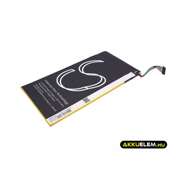Utángyártott Asus Tablet Li-Polymer akkumulátor 3.8V 5000mAh C11P1411, 0B200-01220000 - CameronSino