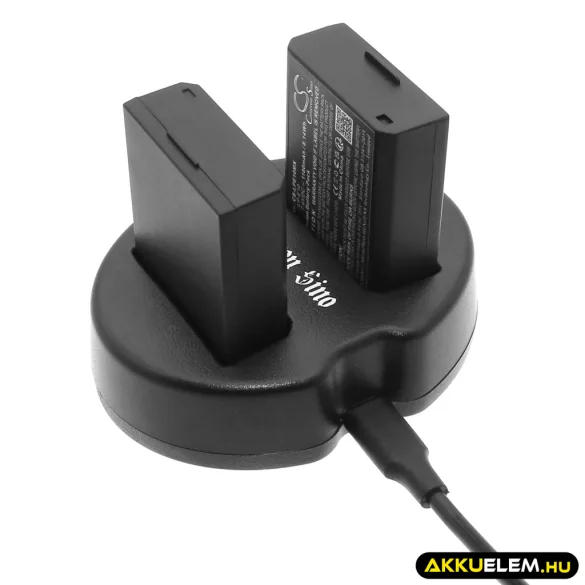 Utángyártott Canon Kozmetikai tükör akkumulátor + töltő szett 7,4V LP-E10, LC-E10 - CameronSino