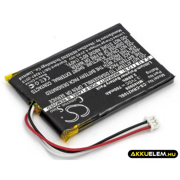 Utángyártott Corsair Vezeték nélküli fejhallgató Li-Polymer akkumulátor 3.7V 700mAh MH45908 - CameronSino