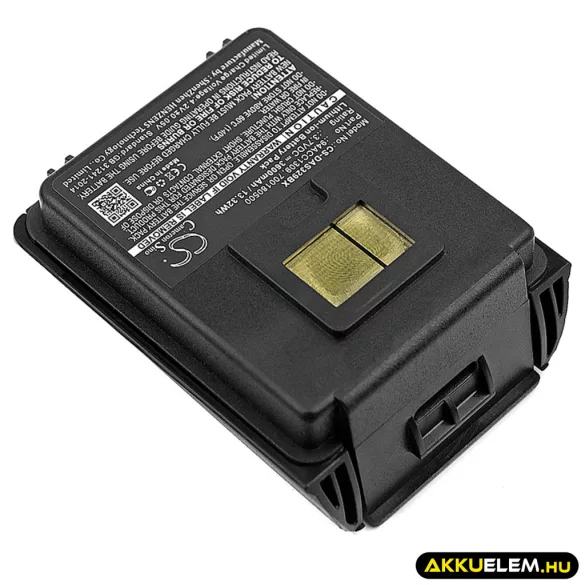 Utángyártott Datalogic Vonalkód szkenner Li-ion akkumulátor 3.7V 3600mAh 94ACC1309, 94ACC1329 - CameronSino