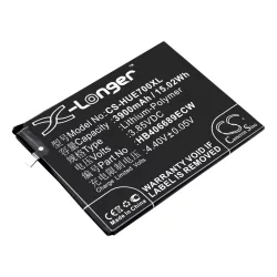   Utángyártott Huawei mobil Li-Polymer akkumulátor 3.85V 3900mAh HB406689ECW, HB396689ECW - CameronSino
