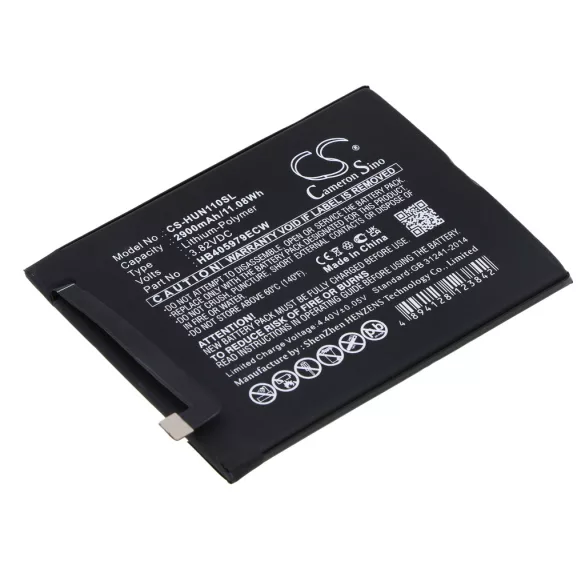 Utángyártott Huawei mobil Li-Polymer akkumulátor 3.82V 2900mAh HB405979ECW - CameronSino