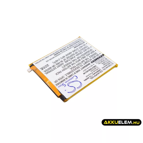 Utángyártott Huawei mobil Li-Polymer akkumulátor 3.82V 3400mAh HB376883ECW, HB376883EBW - CameronSino