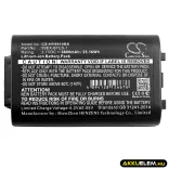 Utángyártott Dolphin Vonalkód szkenner Li-ion akkumulátor 3.7V 6800mAh 99EX-BTES-1, 99EX-BTEC-1 - CameronSino