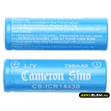 Utángyártott 14430 Li-ion akkumulátor 3.7V 650mAh 2 darabos 14430 csomag - CameronSino