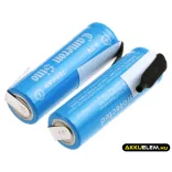 Utángyártott 14430 Li-ion akkumulátor 3.7V 650mAh 2 darabos csomag forrasztófülekkel - CameronSino