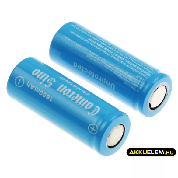 Utángyártott 18490 Li-ion akkumulátor 3.7V 1600mAh 2 darabos 18490-es csomag - CameronSino