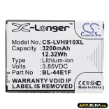 Utángyártott LG mobil Li-ion akkumulátor 3.85V 3200mAh BL-44E1F, EAC63341101 - CameronSino