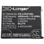 Utángyártott Motorola mobil Li-Polymer akkumulátor 3.85V 4000mAh BL270 - CameronSino