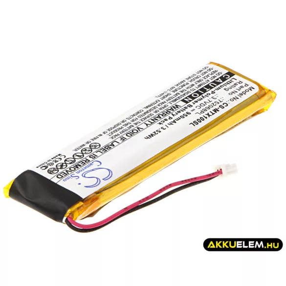 Utángyártott Midland Vezeték nélküli fejhallgató Li-Polymer akkumulátor 3.7V 950mAh 752068PL - CameronSino