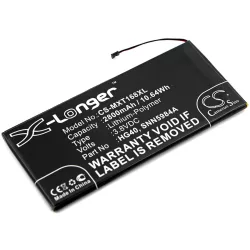   Utángyártott Motorola mobil Li-Polymer akkumulátor 3.8V 2800mAh HG40, SNN5984A - CameronSino