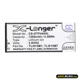 Utángyártott Alcatel mobil Li-ion akkumulátor 3.8V 1200mAh TLi015M1, TLi015M7 - CameronSino