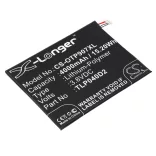 Utángyártott Alcatel mobil Li-Polymer akkumulátor 3.8V 4000mAh TLP040D2 - CameronSino