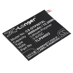   Utángyártott Alcatel mobil Li-Polymer akkumulátor 3.8V 4000mAh TLP040D2 - CameronSino