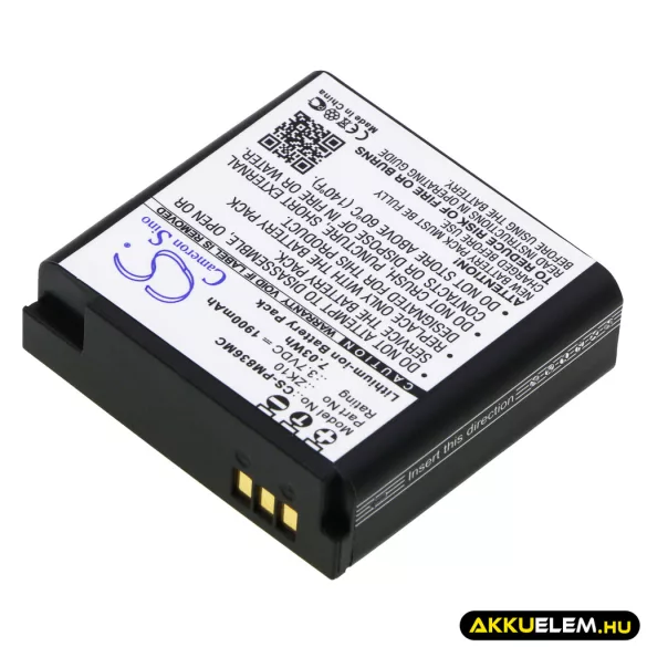 Utángyártott Polaroid Kamera Li-ion akkumulátor 3.7V 1900mAh ZK10 - CameronSino