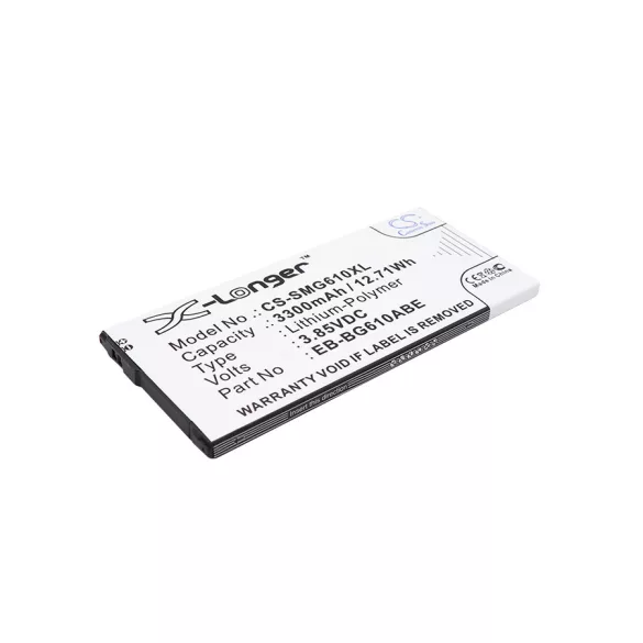 Utángyártott Samsung mobil Li-Polymer akkumulátor 3.85V 3300mAh EB-BG610ABE, EB-BG611ABE - CameronSino