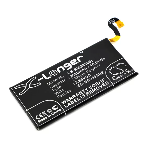 Utángyártott Samsung mobil Li-Polymer akkumulátor 3.85V 2600mAh EB-BG950ABE, GH43-04731A - CameronSino