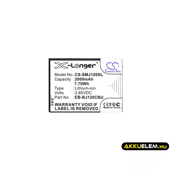 Utángyártott Samsung mobil Li-ion akkumulátor 3.85V 2000mAh EB-BJ120CBU, EB-BJ120BBE - CameronSino