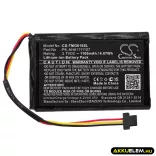 Utángyártott TomTom GPS Li-ion akkumulátor 3.7V 1100mAh P6, AHA1111107 - CameronSino