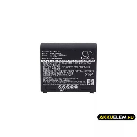 Utángyártott Trimble egyéb Li-ion akkumulátor 3.7V 10200mAh PM5, 206402B - CameronSino
