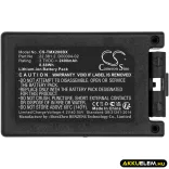 Utángyártott Teleradio Daru távirányító Li-ion akkumulátor 3.7V 2400mAh D00004-02, 22.381.2 - CameronSino