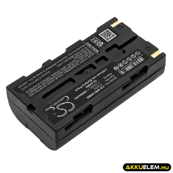 Utángyártott Welch-Allyn Orvosi Li-ion akkumulátor 7.4V 2600mAh 72420 - CameronSino