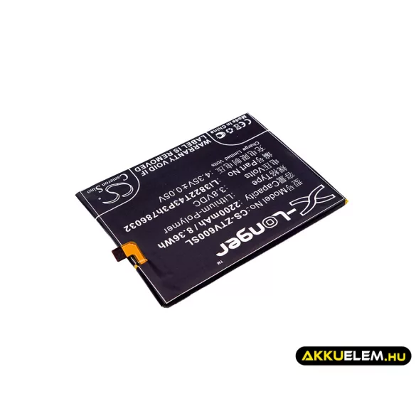 Utángyártott ZTE mobil Li-Polymer akkumulátor 3.8V 2200mAh Li3822T43P3h786032 - CameronSino