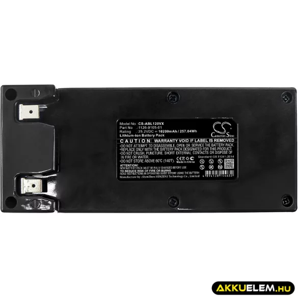 Utángyártott ZCS Tech Fűnyíró Li-ion akkumulátor 25.2V 10200mAh - CameronSino
