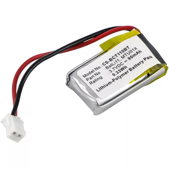 Utángyártott Daitem Riasztó rendszer Li-Polymer akkumulátor 3.7V 90mAh BAT11 - CameronSino