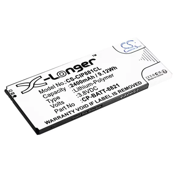 Utángyártott Cisco Vezeték nélküli telefon Li-Polymer akkumulátor 3.8V 2400mAh CP-BATT-8821, GP-S10-374192-010H Nem CISCO CP-8821 vezeték nélküli IP telefonhoz - CameronSino