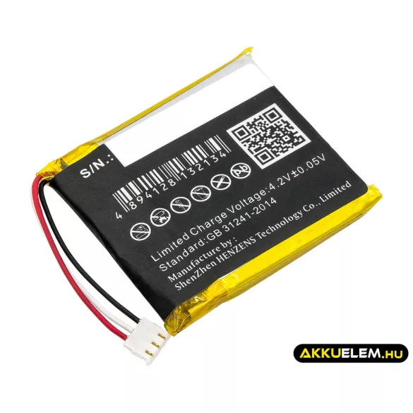 Utángyártott Codio Okosóra Li-Polymer akkumulátor 3.8V 450mAh W801 - CameronSino