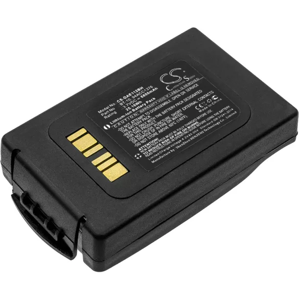 Utángyártott Datalogic Vonalkód szkenner Li-ion akkumulátor 3.7V 6800mAh BT-10, 94ACC1376 - CameronSino