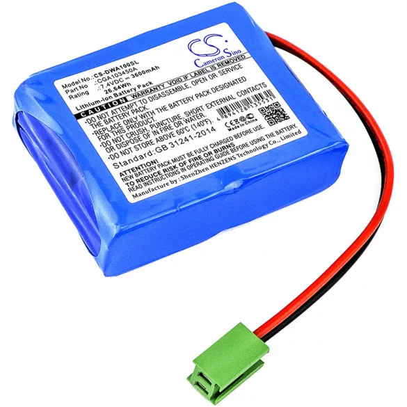 Utángyártott CEMB egyéb Li-ion akkumulátor 7.4V 3600mAh CGA103450A - CameronSino