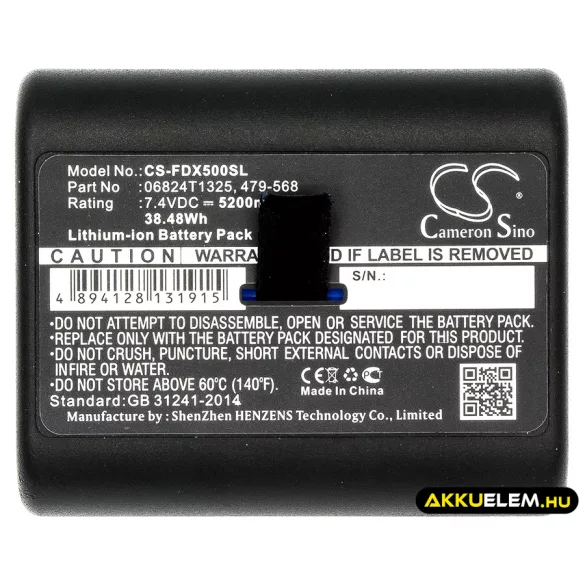 Utángyártott NetScout egyéb Li-ion akkumulátor 7.4V 5200mAh - CameronSino