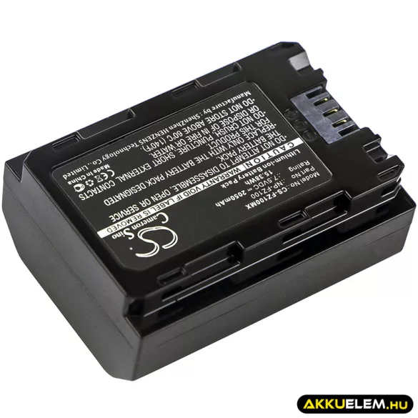 Utángyártott Sony Kamera Li-ion akkumulátor 7.5V 2050mAh NP-FZ100 - CameronSino